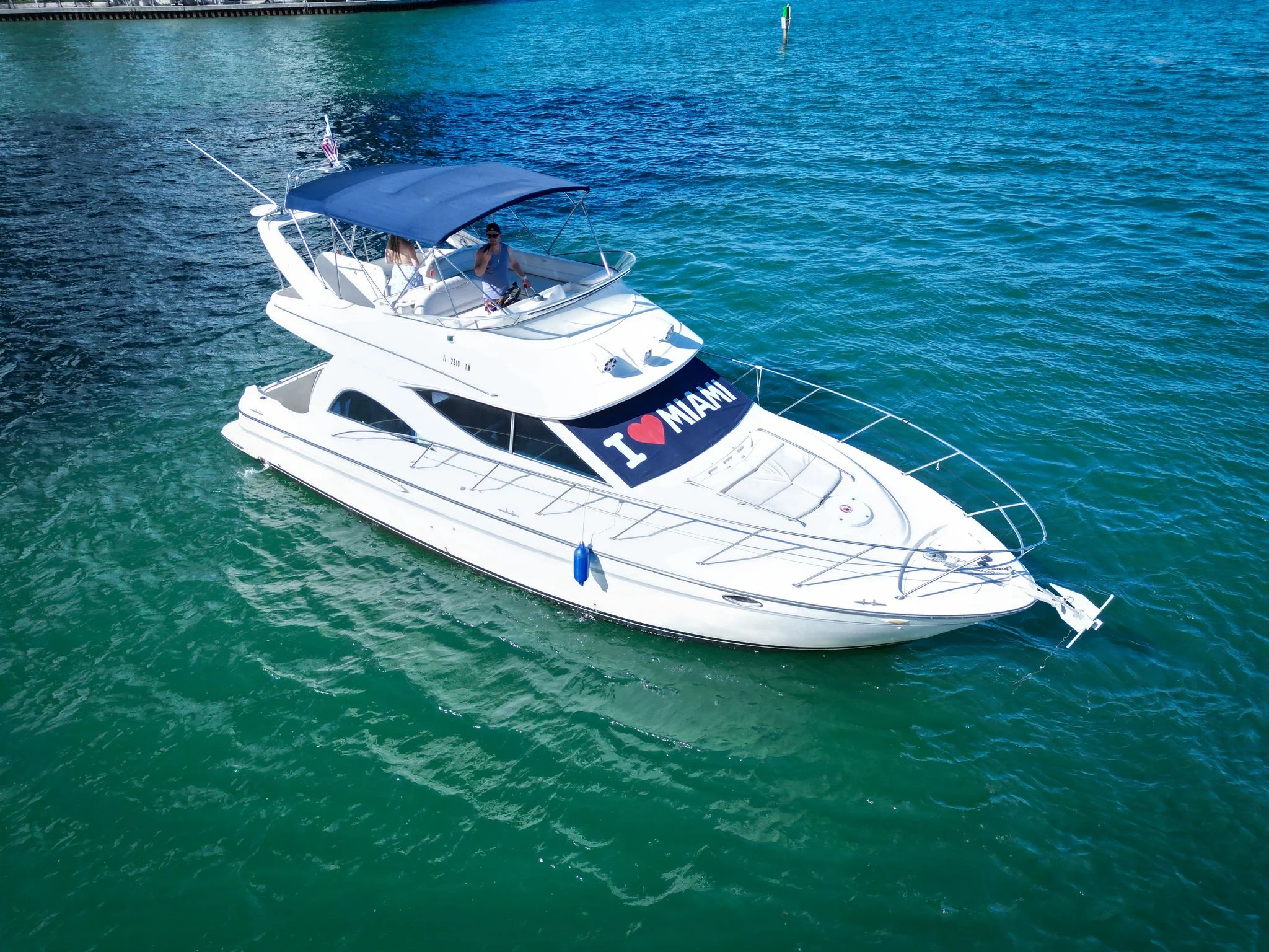 55ft Maxum cockpit